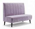 Banquette Bellagio – Couture verticale & velours Casino Violet Light