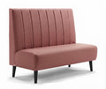 Banquette Bellagio – Couture verticale & tissu Gava 58 rose indien sur mesure