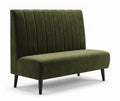 Banquette Bellagio – Couture verticale & velours Casino Forest