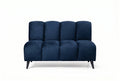 Banquette Cocoon – Velours bleu pétrole personnalisable