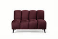 Banquette Cocoon – Velours bordeaux personnalisable