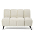 Banquette Cocoon – Velours crème personnalisable