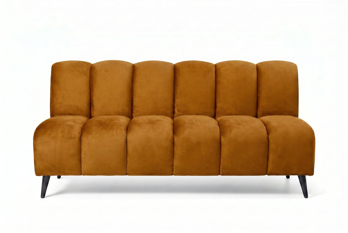 Banquette Cocoon – Velours Mostaza personnalisable