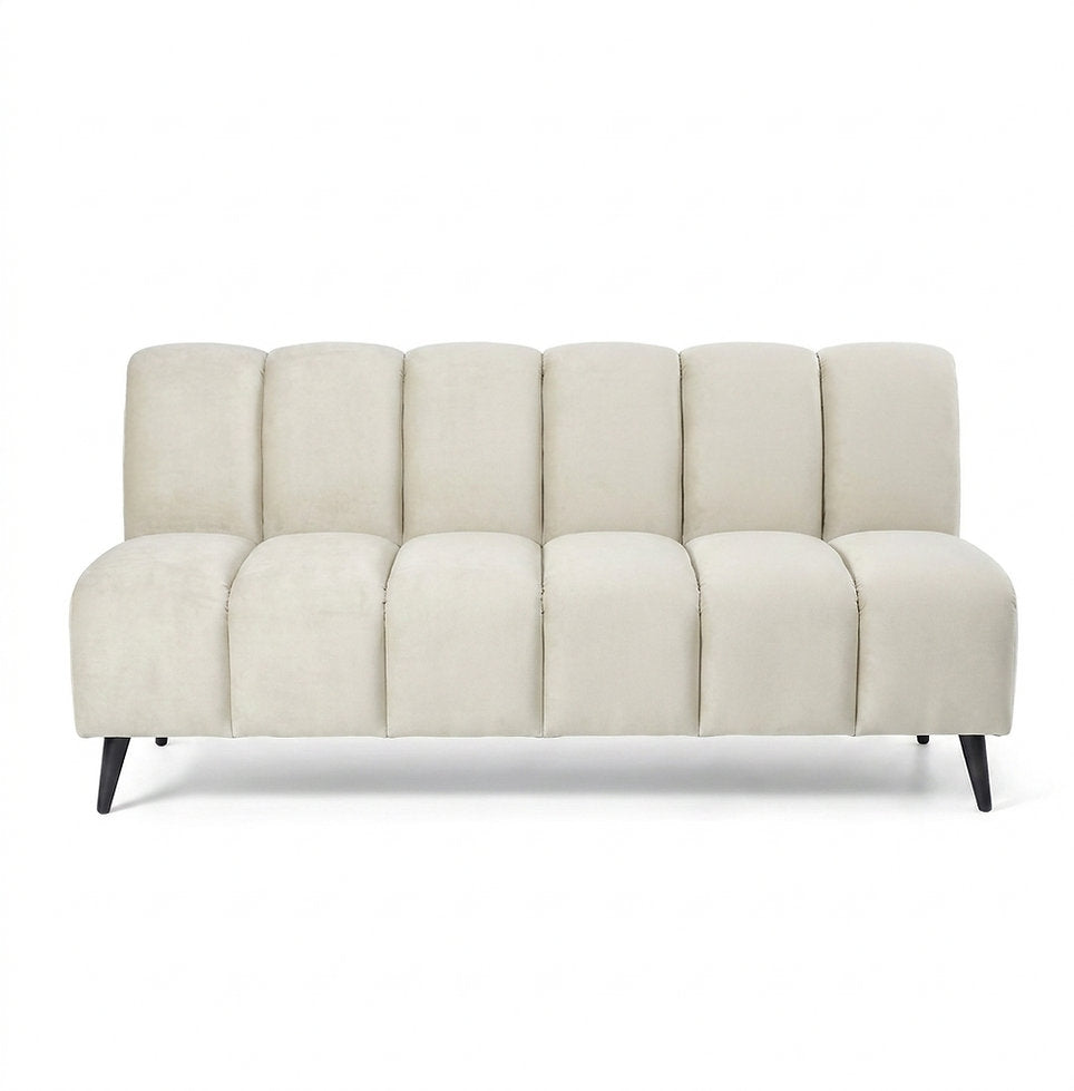 Banquette Cocoon – Velours fog personnalisable