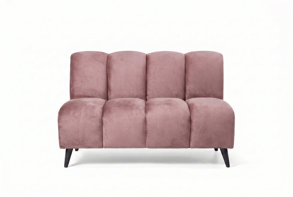 Banquette Cocoon – Velours rose personnalisable