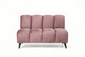 Banquette Cocoon – Velours rose personnalisable