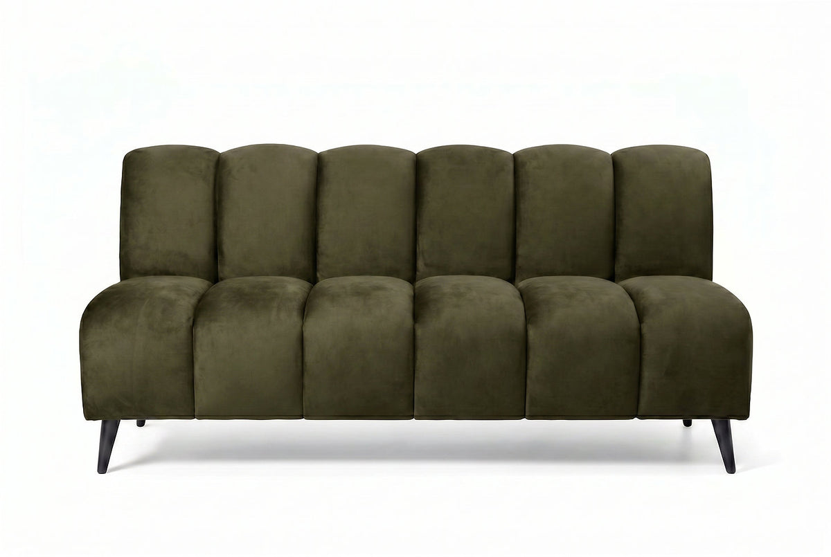Banquette Cocoon – Velours vert forêt personnalisable