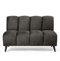 Banquette Cocoon – Velours gris anthracite personnalisable