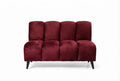Banquette Cocoon – Velours rouge Marsala personnalisable