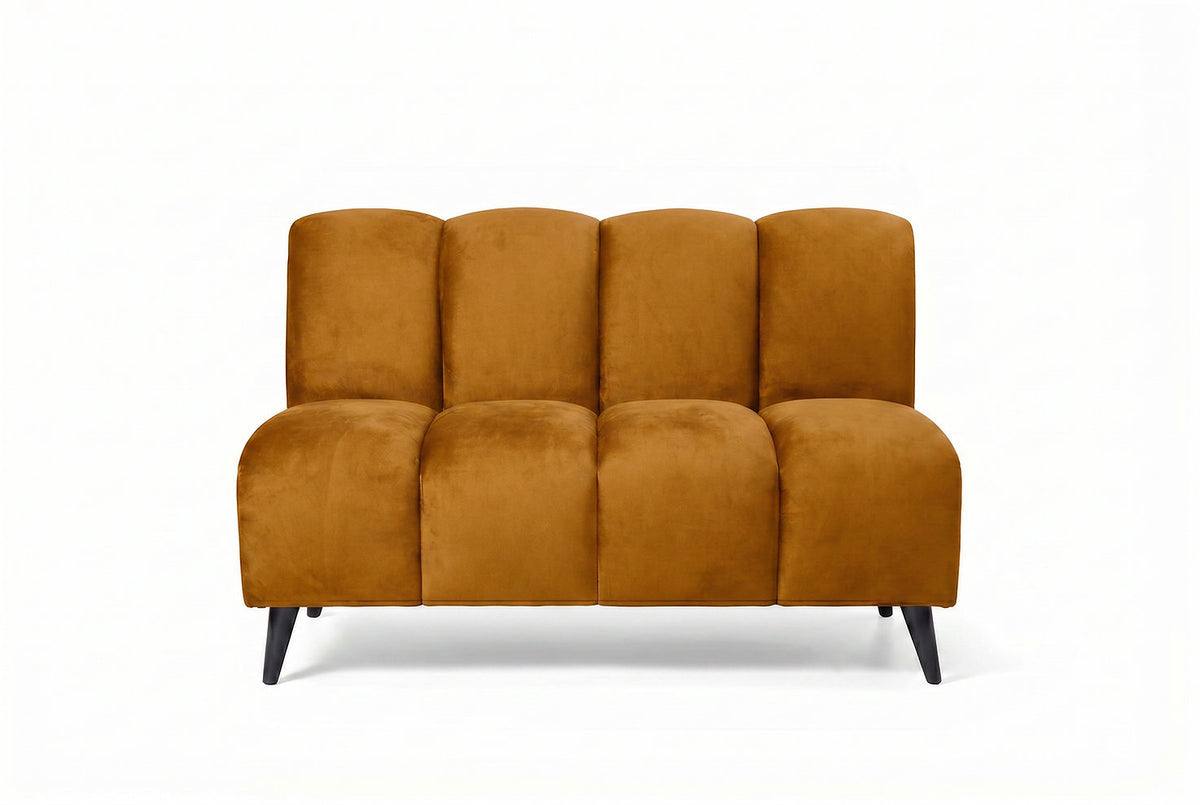 Banquette Cocoon – Velours Gold personnalisable