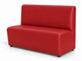 Banquette Sorrento – Lisse & similicuir Arizona Rouge