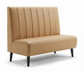 Banquette Bellagio – Couture verticale & similicuir Arizona Caramello