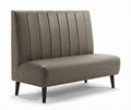 Banquette Bellagio – Couture verticale & tissu Gava 18 gris sur mesure