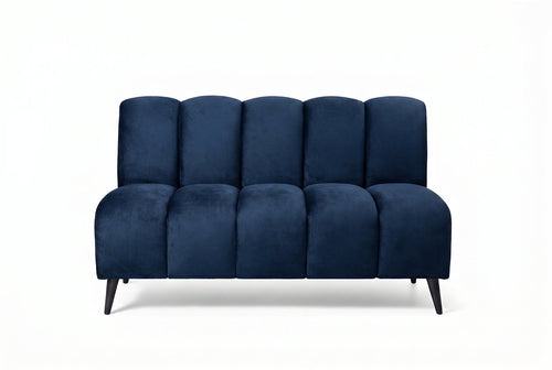 Banquette Cocoon – Velours bleu pétrole personnalisable