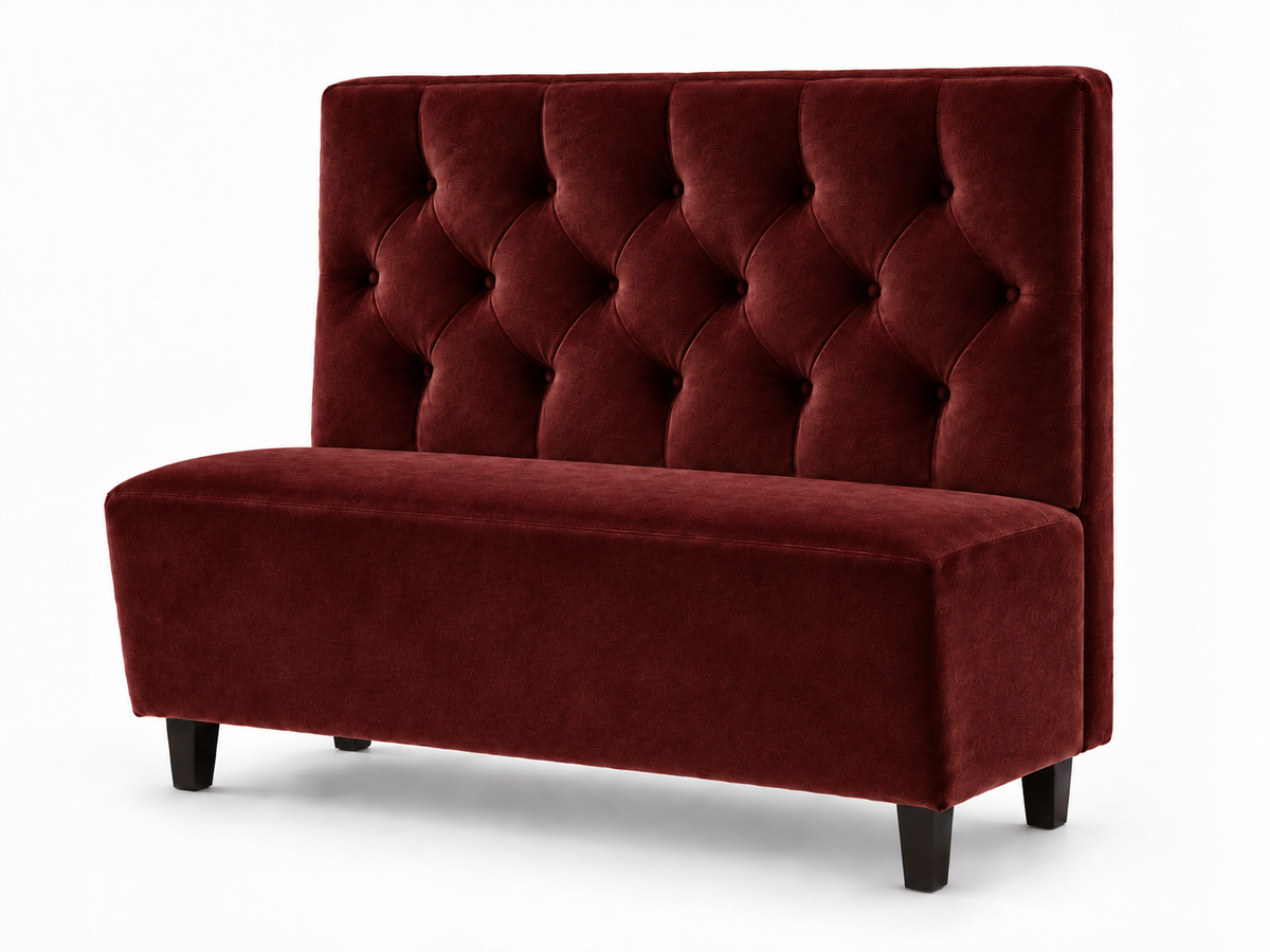 Banquette Trianon – Capitonnée & velours Casino Marsala