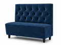 Banquette Trianon – Capitonnée & velours Casino Bleu