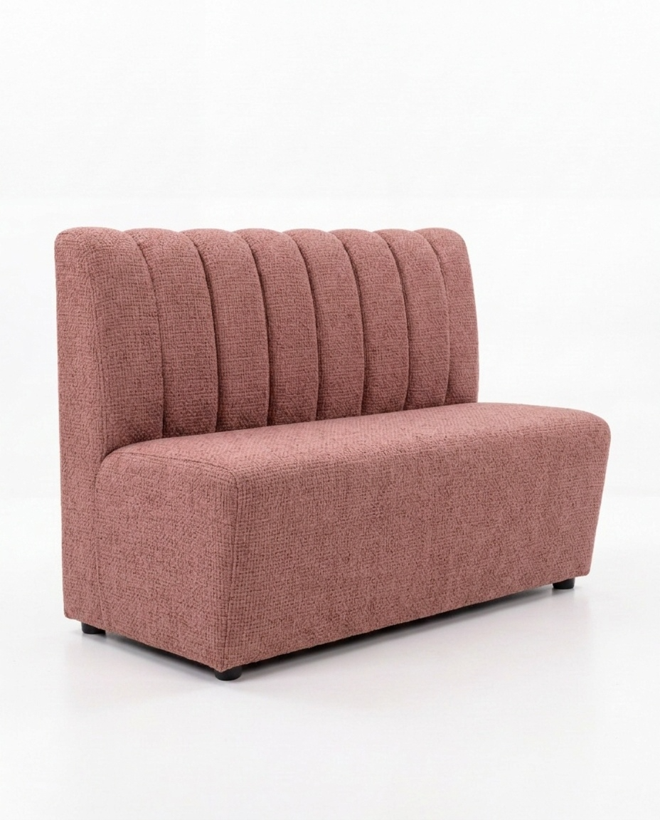 Banquette Prestige – Couture verticale & tissu Aragon Terra 59
