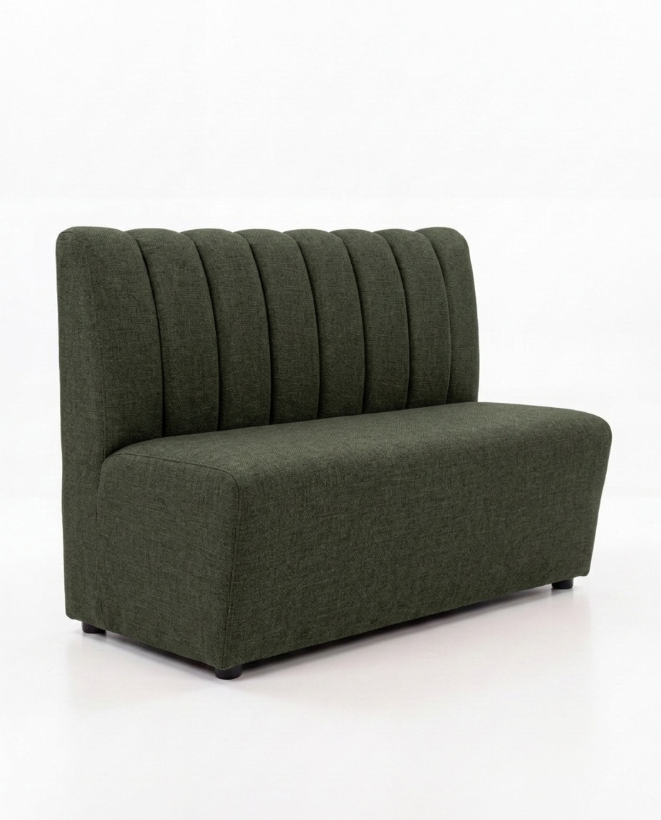 Banquette Prestige – Couture verticale & tissu Wind Vert 75