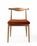 Chaise Siena – Hêtre massif & velours personnalisable