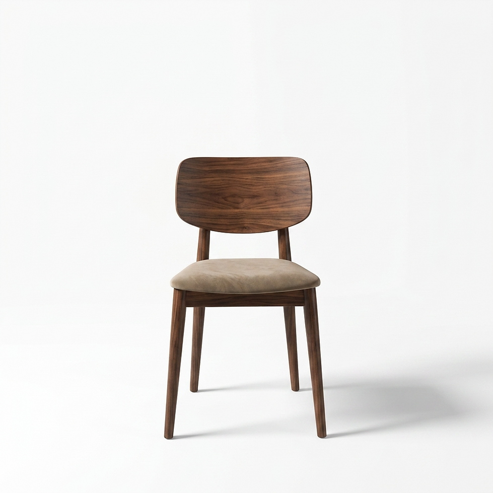 Chaise Verona – Hêtre finition noyer & velours personnalisable
