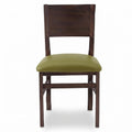 Chaise Ravenna – Hêtre teinté noyer & similicuir Arizona personnalisable