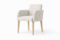 Fauteuil Como – Hêtre naturel & tissu personnalisable