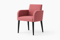 Fauteuil Como – Hêtre teinté noir & tissu personnalisable